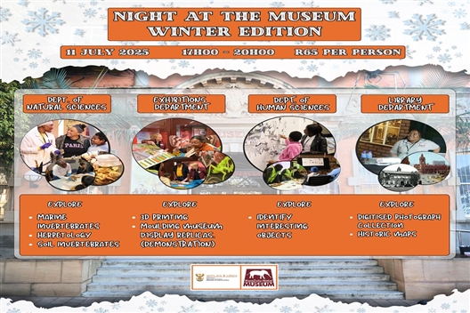 The KZN Museum presents Night at the Museum Winter Edition - 2025 - CANCELLED